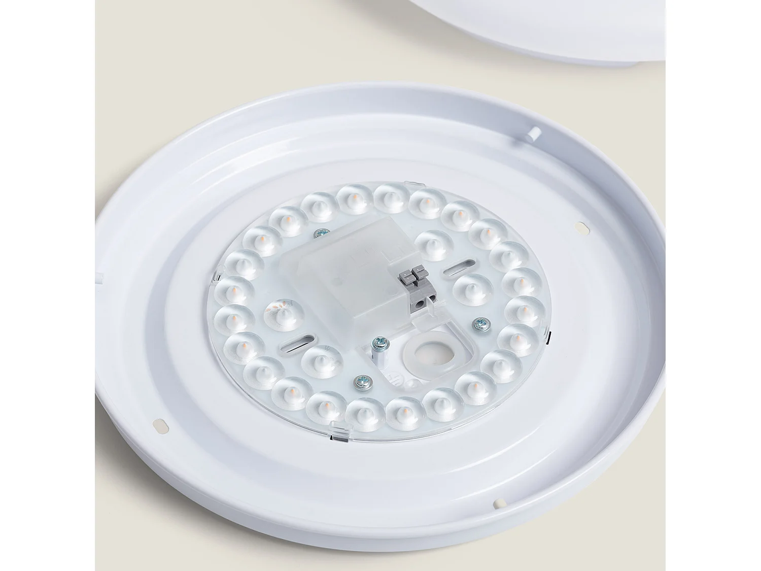 Plafonnier LED 11,5W Ø250 mm Calixia 3000K Blanc chaud