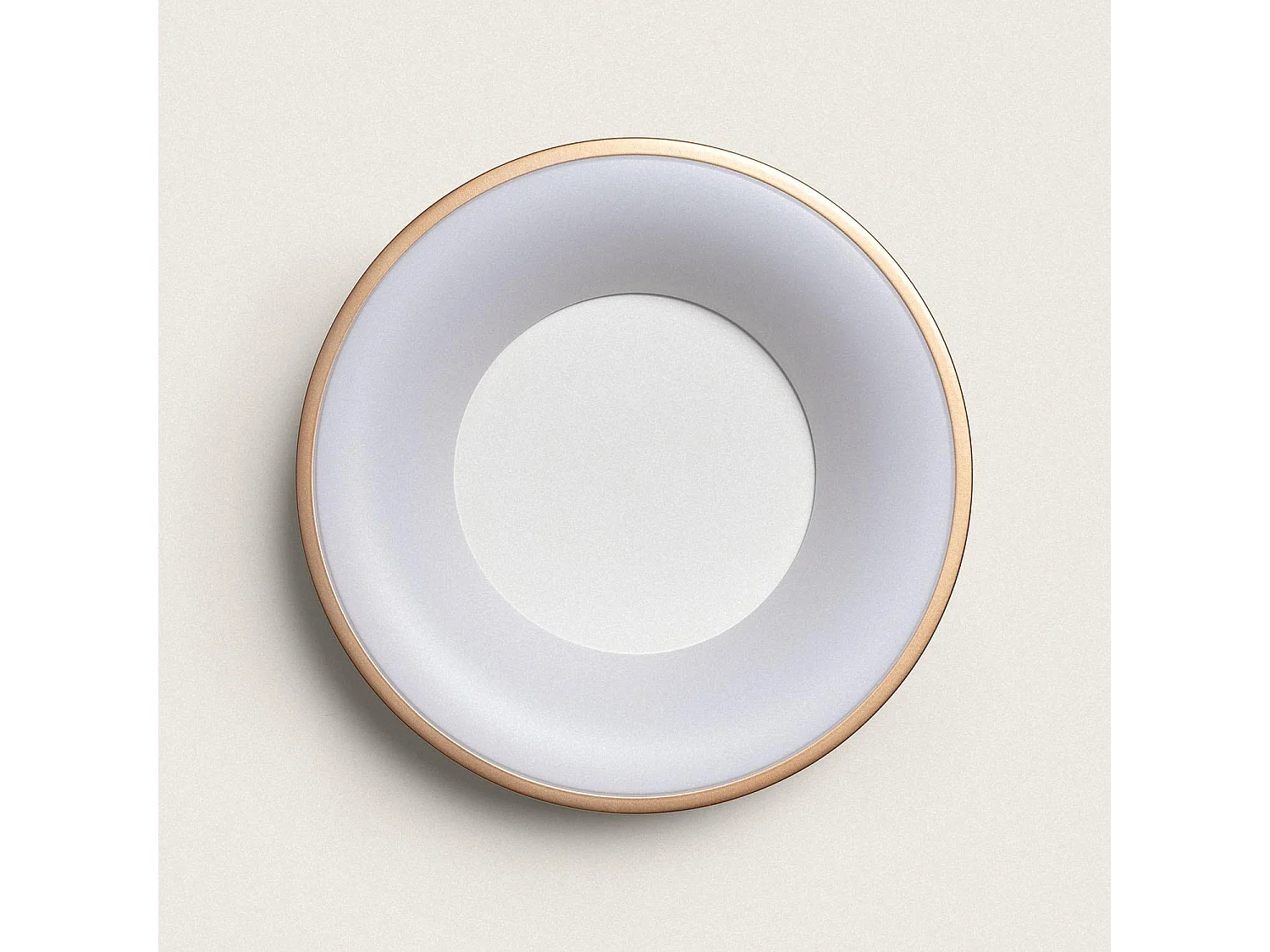 Plafonnier LED Rond 30W Métal Ø380 mm CCT Sélectionnable Jacob Cuivre