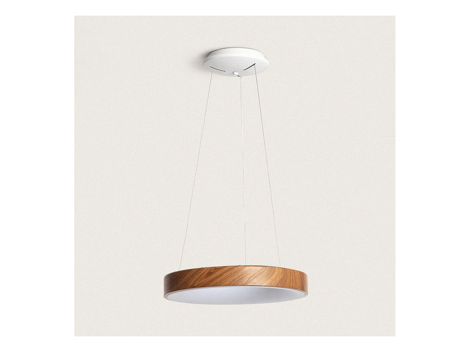 Suspension LED 30W Métal CCT Sélectionnable Jacob-M Brun