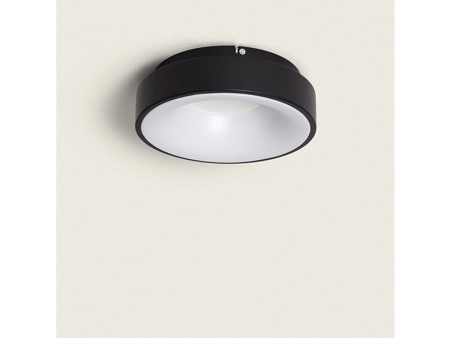 Plafonnier LED Rond 20W Métal Ø300 mm CCT Sélectionnable Jacob Cuivre