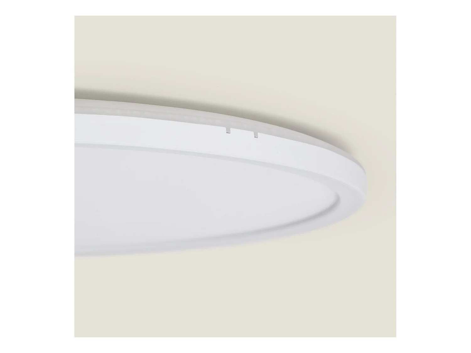 Plafonnier LED Rond Variation par Paliers 3 Niveaux SwitchDimm 24W Double Face Ø420mm 4000K Blanc neutre