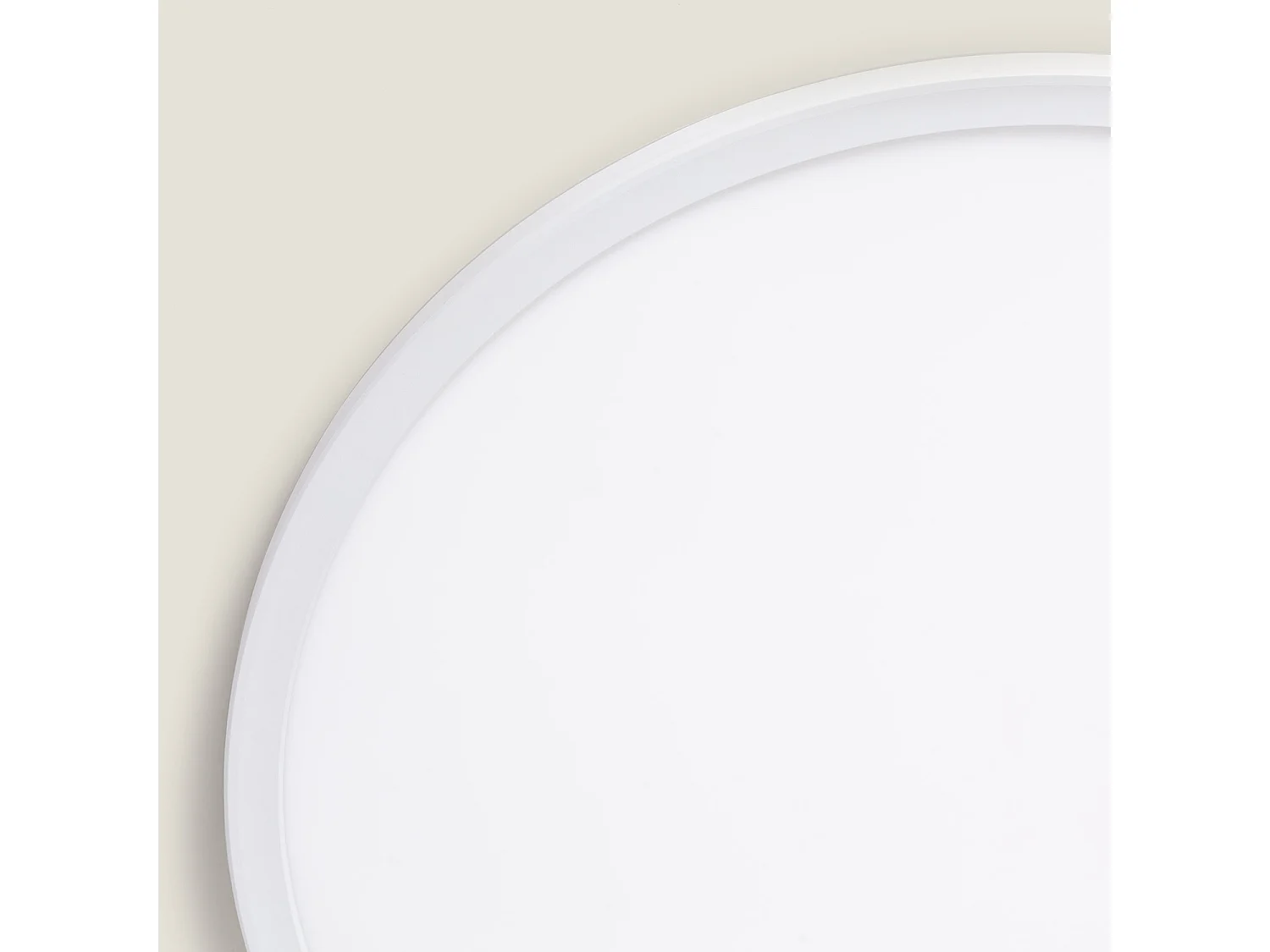 Plafonnier LED Rond Variation par Paliers 3 Niveaux SwitchDimm 24W Double Face Ø420mm 4000K Blanc neutre