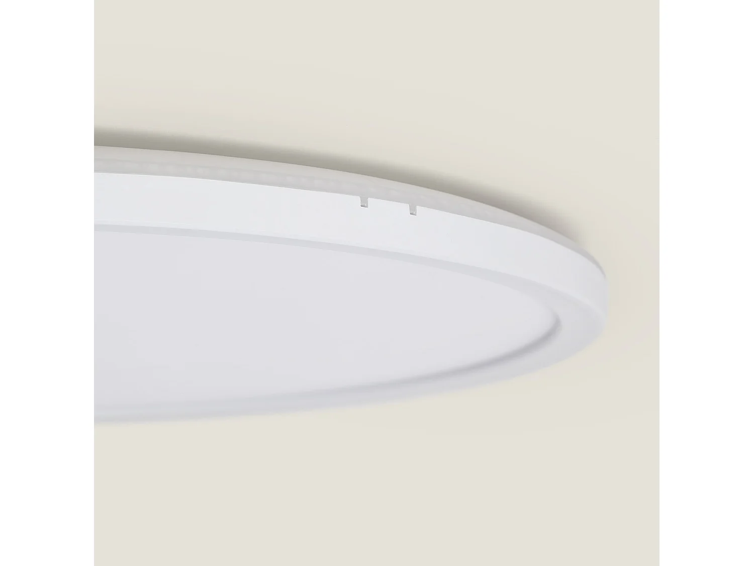 Plafonnier LED Rond Variation par Paliers 3 Niveaux SwitchDimm 24W Double Face Ø420mm 4000K Blanc neutre