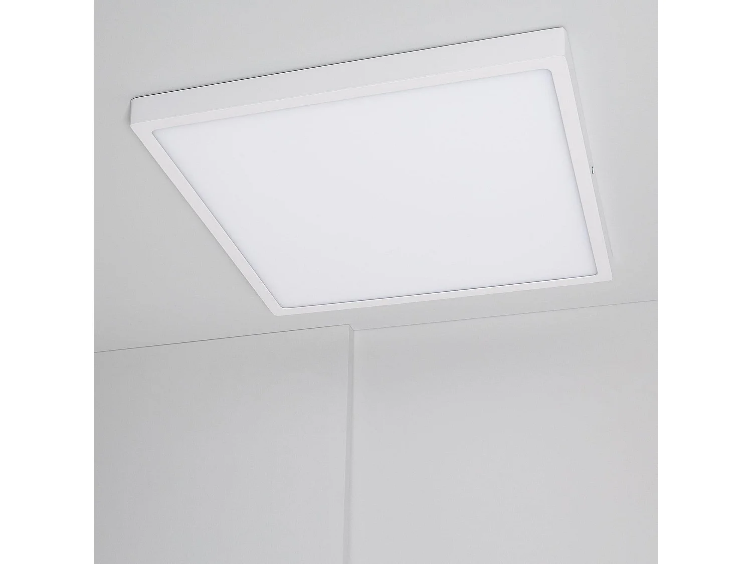 Plafoniera LED 30W Quadrata Superslim CCT Selezionabile 400x400 mm Selezionabile (Caldo-Naturale-Freddo)