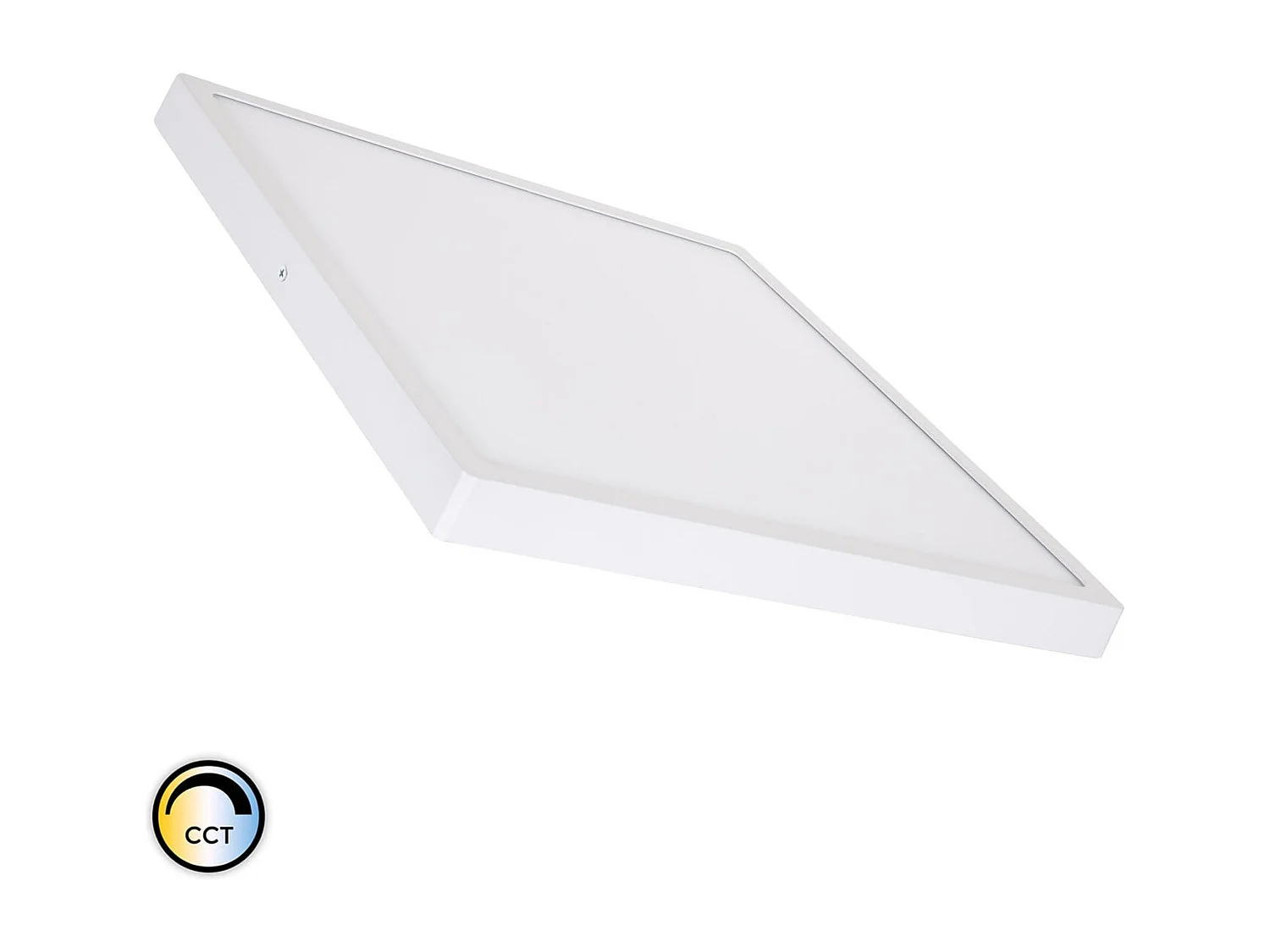 Plafoniera LED 30W Quadrata Superslim CCT Selezionabile 400x400 mm Selezionabile (Caldo-Naturale-Freddo)