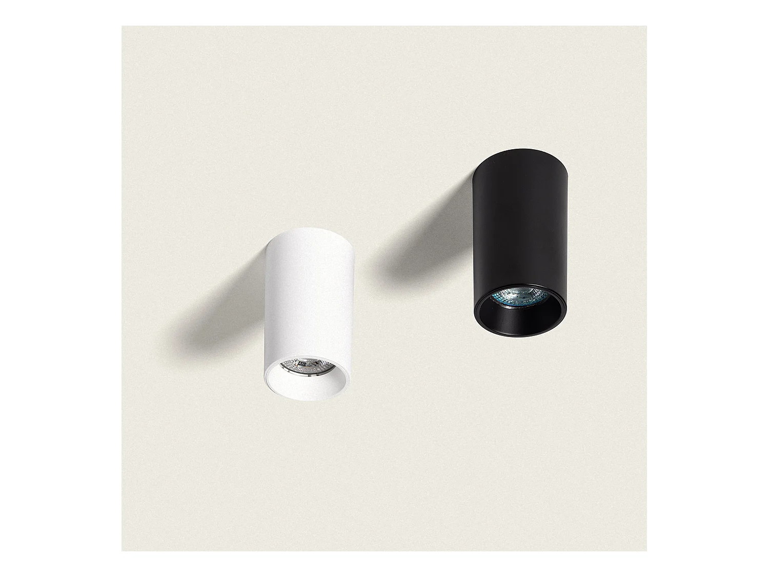 Plafonnier Rond Traxim M Noir