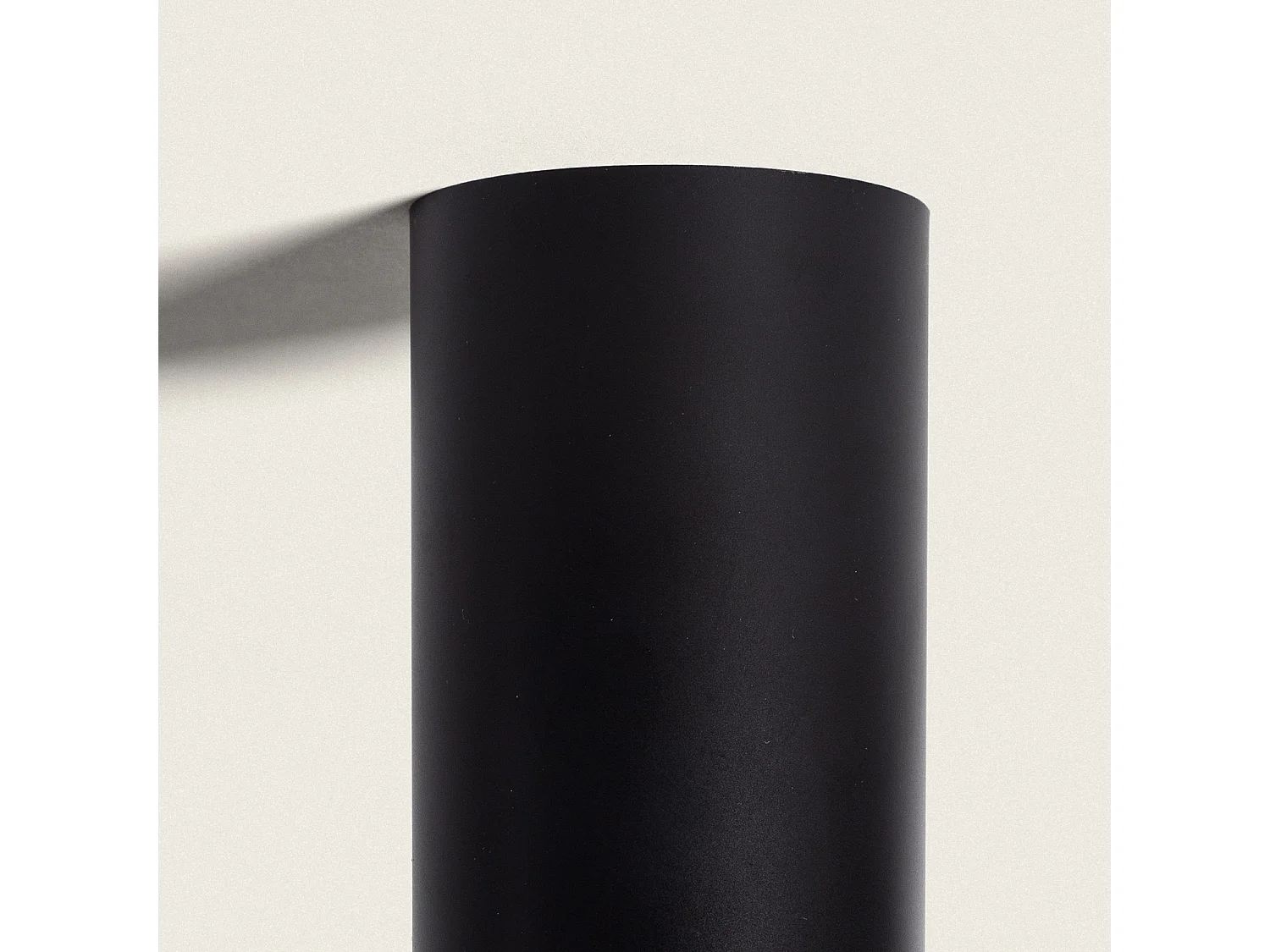 Aplique de Techo Circular Traxim M Negro