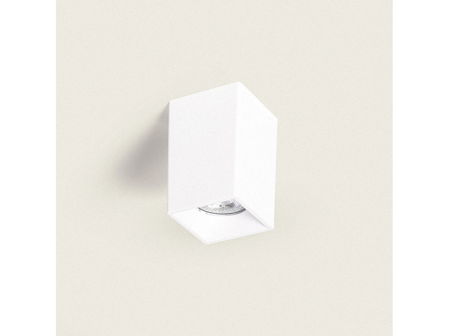 Aplique de Techo Cuadrado Traxim S Blanco