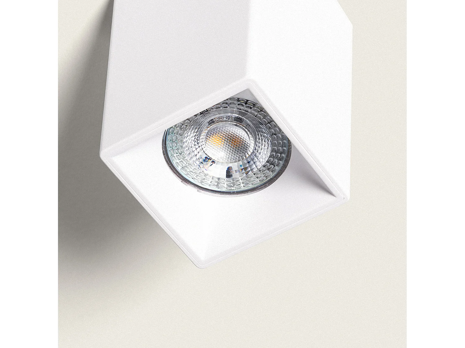 Applique da Soffitto Quadrata Traxim S Bianco