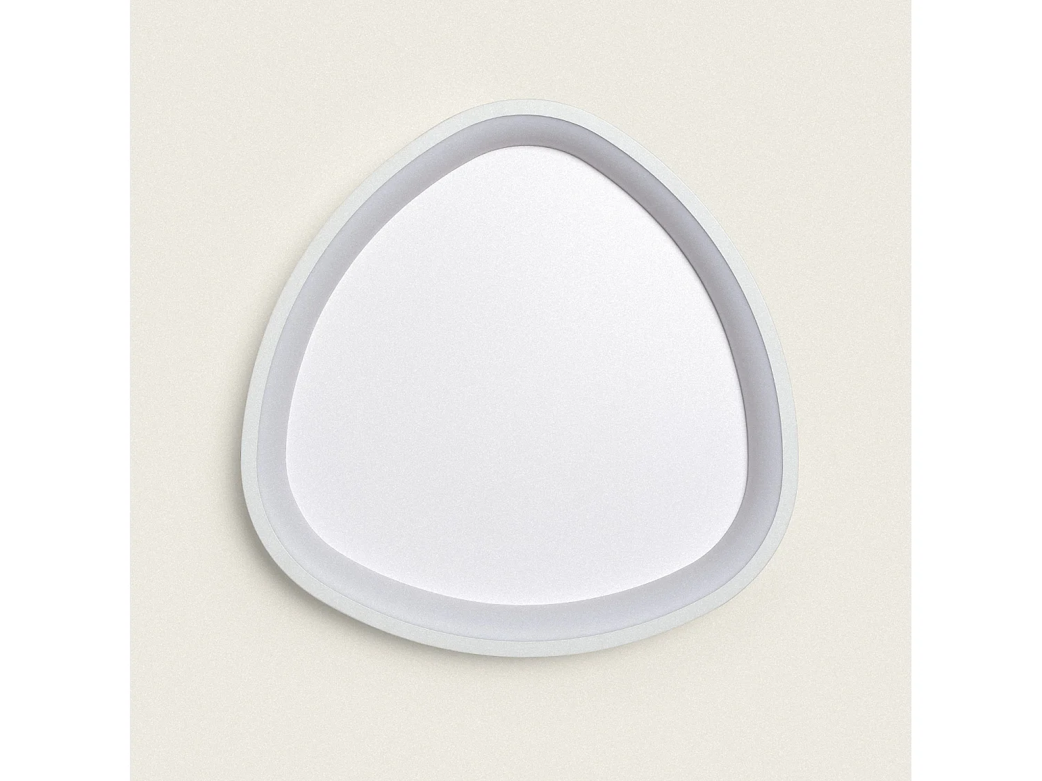 Plafonnier LED Oval 20W Métal Ø420 mm CCT Sélectionnable Owen Doré