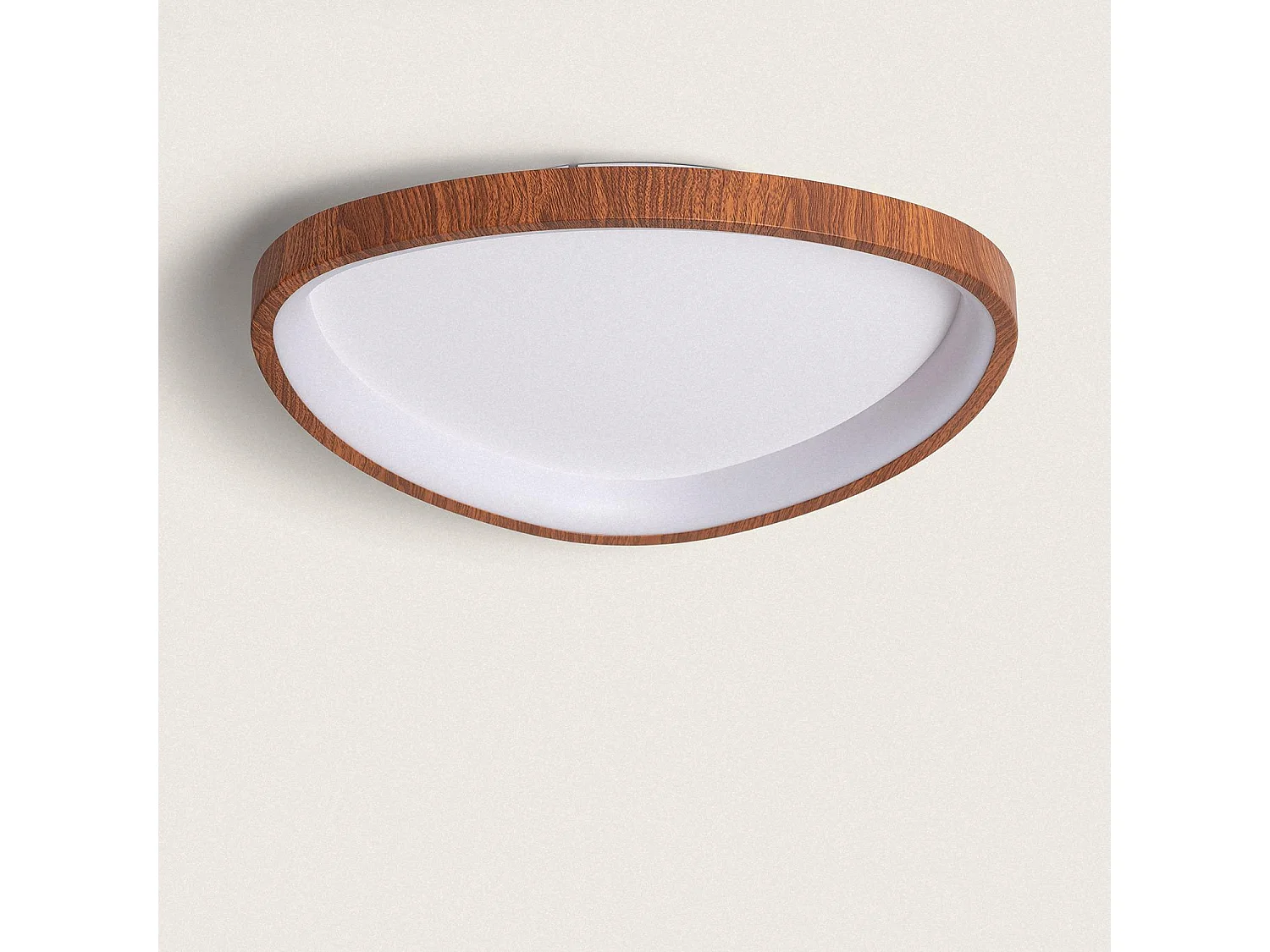 Plafonnier LED Oval 20W Métal Ø420 mm CCT Sélectionnable Owen Doré