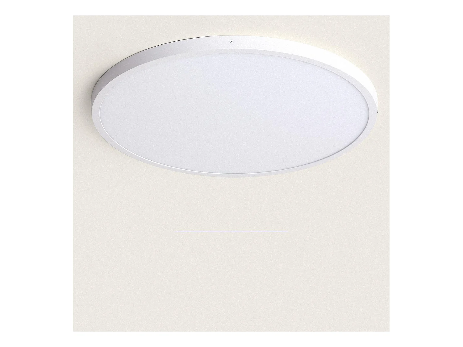 Plafonnier LED Rond 48W Extra-Plat CCT Sélectionnable Ø600 mm Sélectionnable (chaud-neutre-froid)