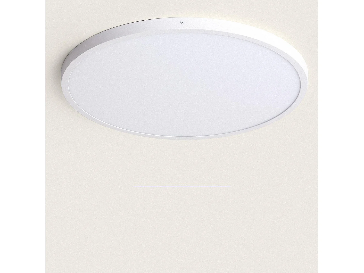 Plafonnier LED Rond 48W Extra-Plat CCT Sélectionnable Ø600 mm Sélectionnable (chaud-neutre-froid)