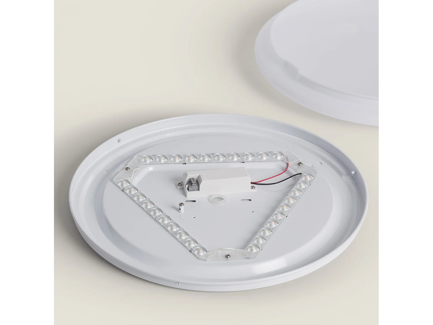 Plafonnier LED 24W Ø400 mm Calixia  3000K Blanc chaud