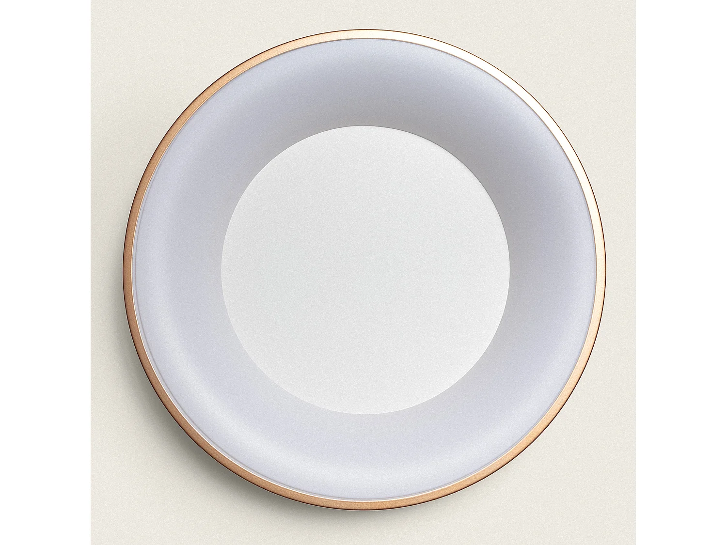 Plafonnier LED Rond 40W Métal Ø470 mm CCT Sélectionnable Jacob Cuivre