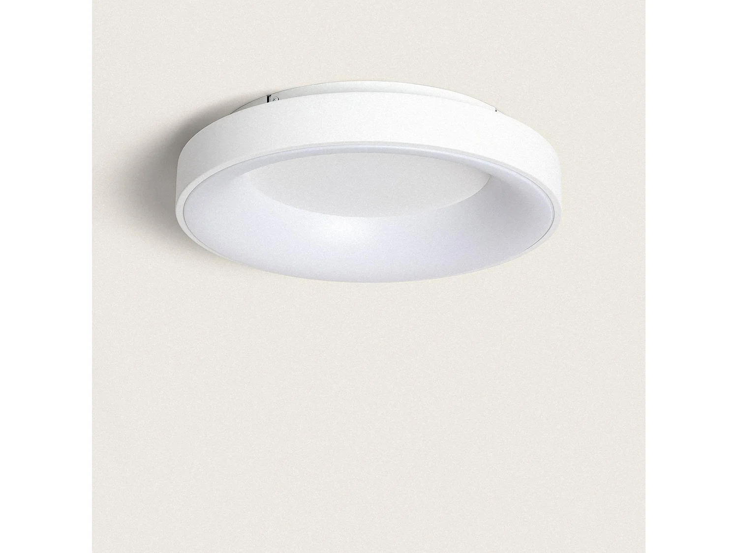 Plafonnier LED Rond 40W Métal Ø470 mm CCT Sélectionnable Jacob Cuivre