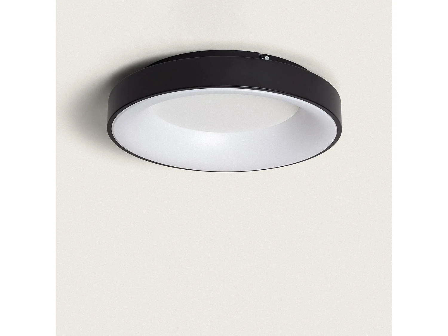 Plafonnier LED Rond 40W Métal Ø470 mm CCT Sélectionnable Jacob Cuivre