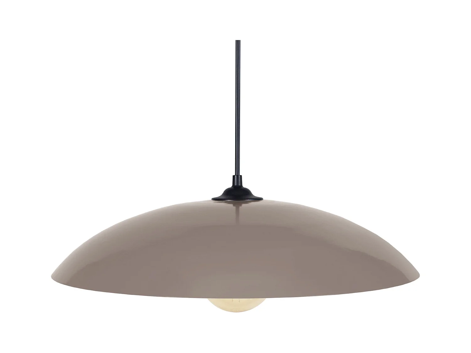 Suspension TOSEL ,métal,Gris ,H70xD40xP 40cm