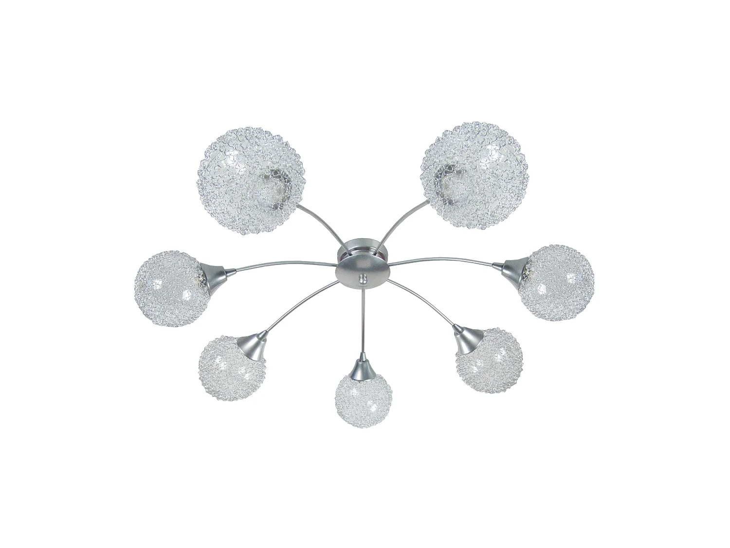 ACTUELLE - Lustre multi bras métal aluminium