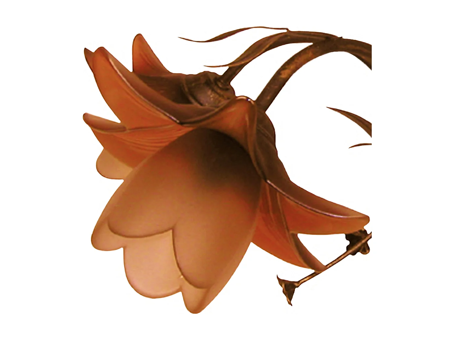 Lustre TOSEL ,métal,Marron, H80xD60xP60cm