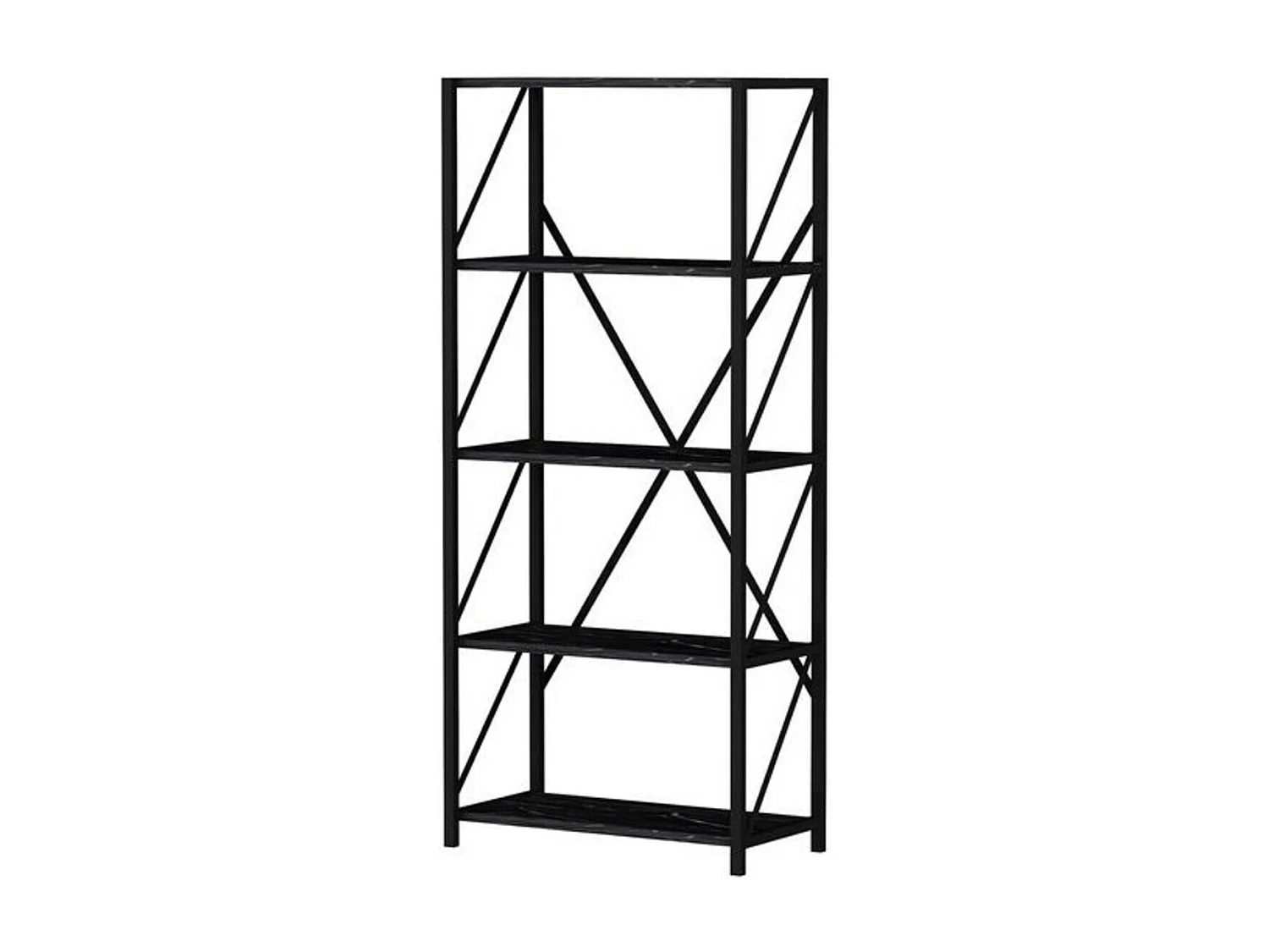 Bibliothèque murale VEGA 64 cm effet marbre