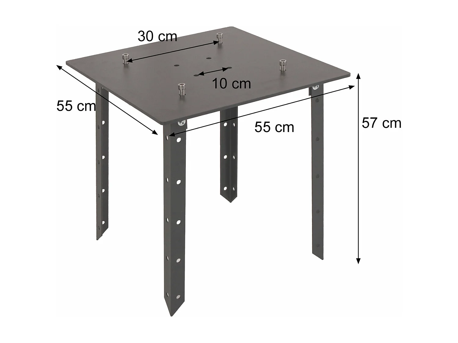 Plaque de base pour parasol XXL HWC-D20, A96 et Meran Pro, métal 24kg