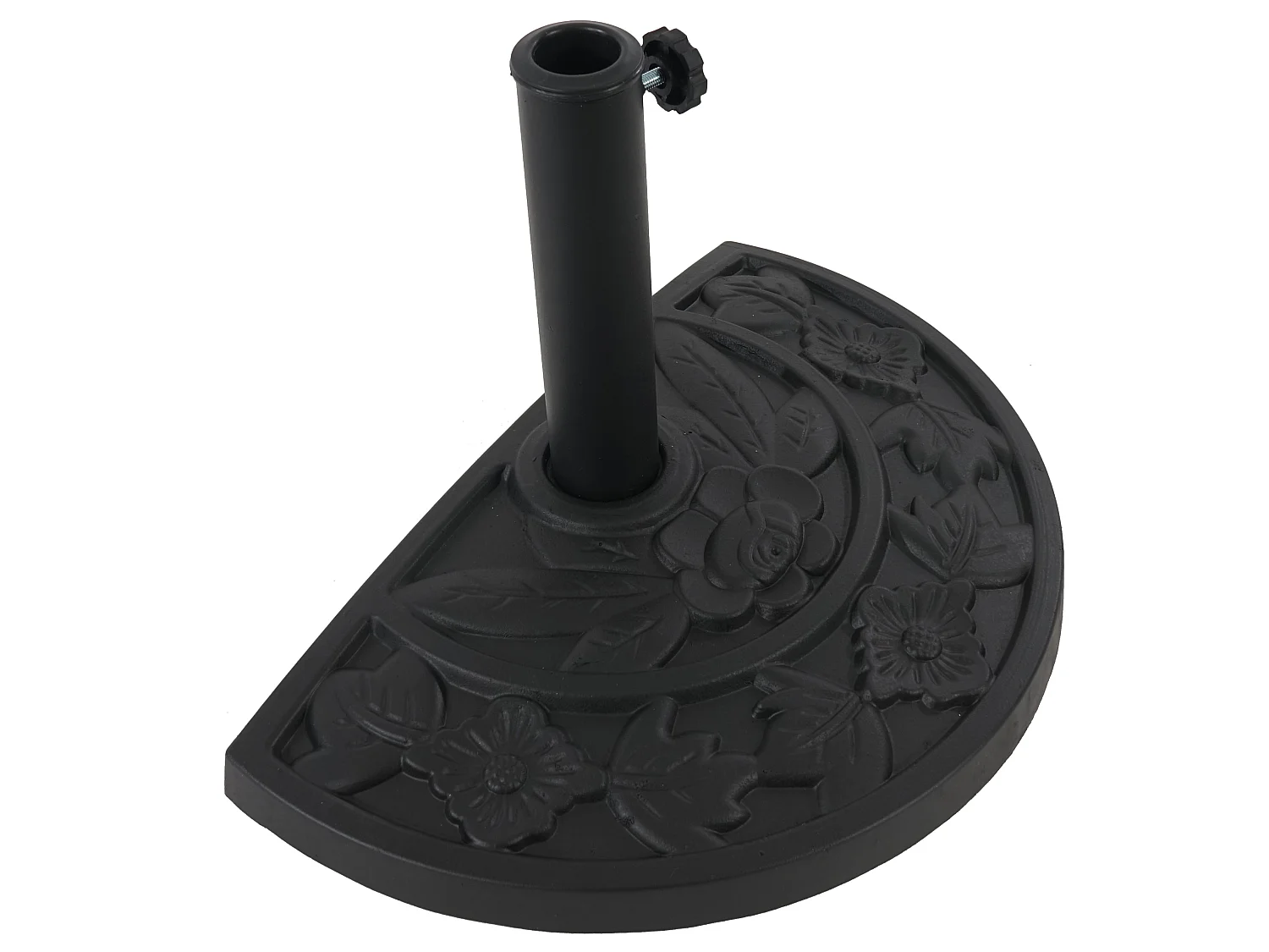 Demi-pied de parasol Parla pr balcon ou terrasse, aspect fonte