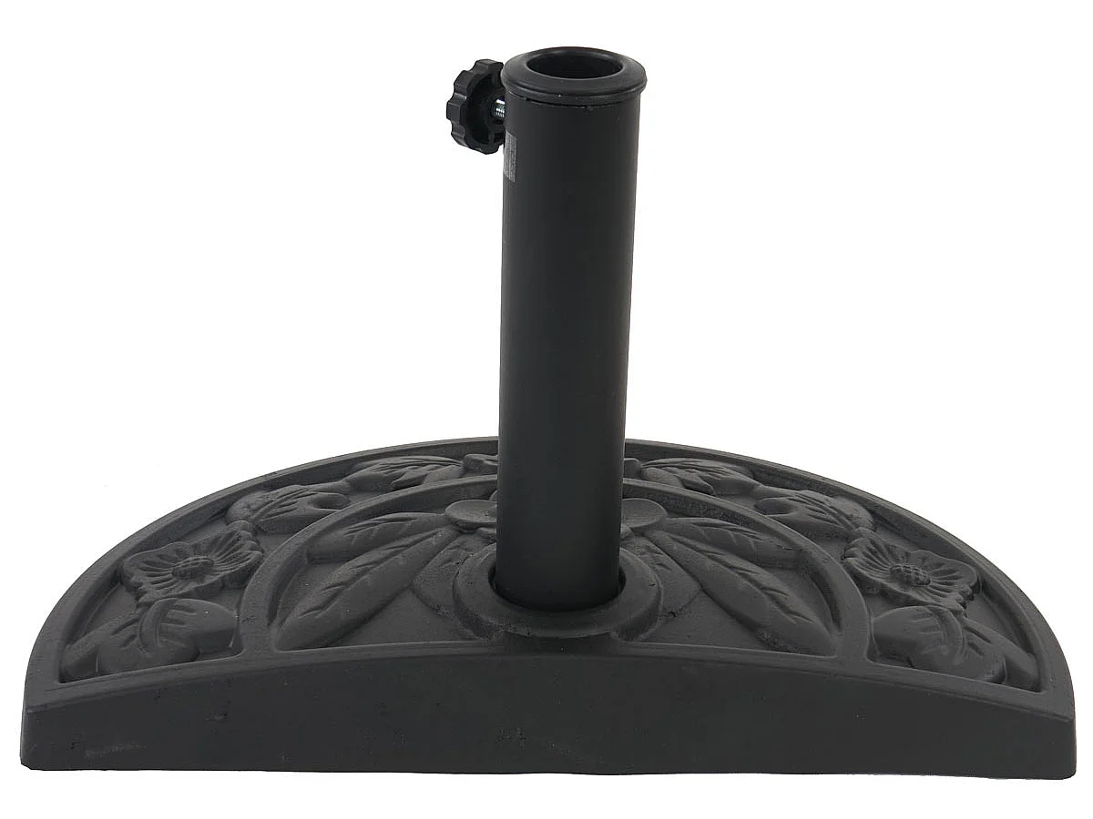 Demi-pied de parasol Parla pr balcon ou terrasse, aspect fonte