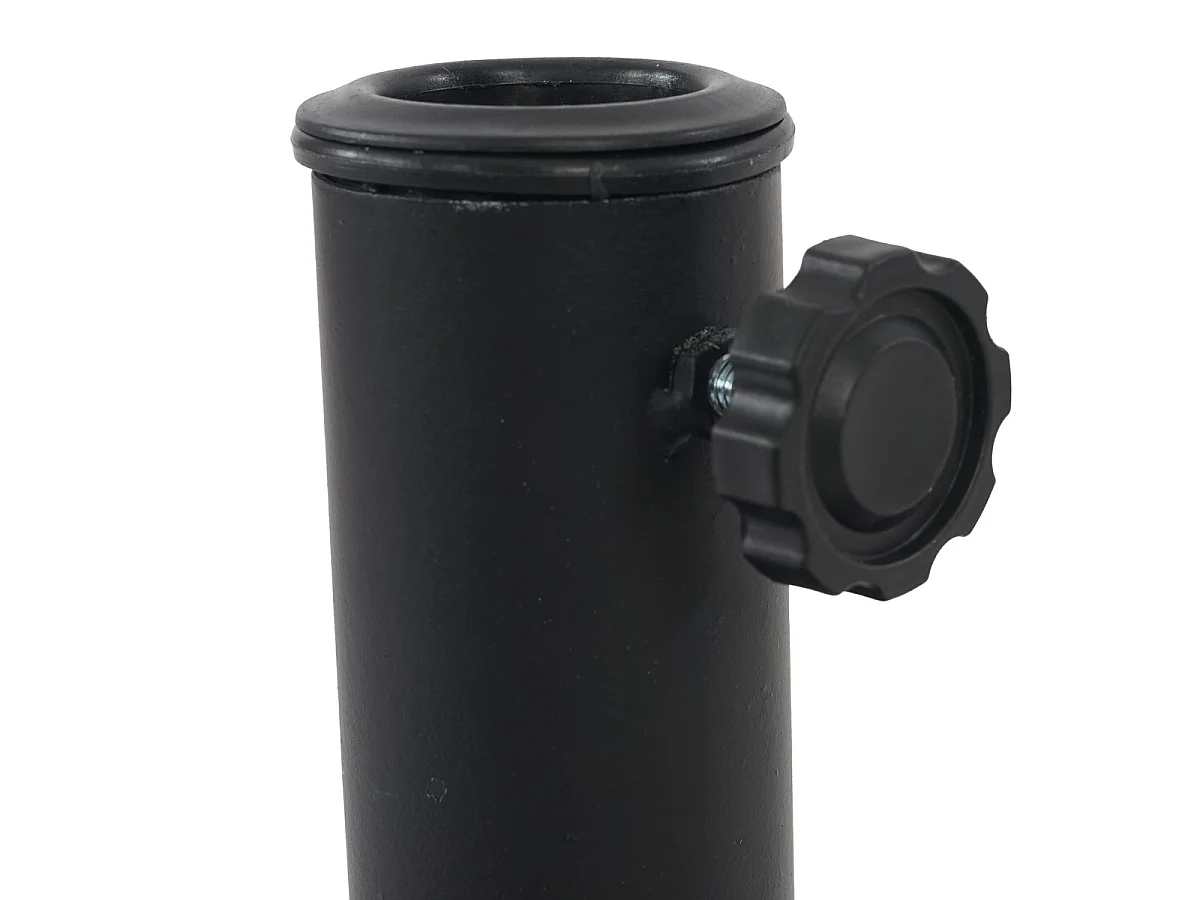 Demi-pied de parasol Parla pr balcon ou terrasse, aspect fonte