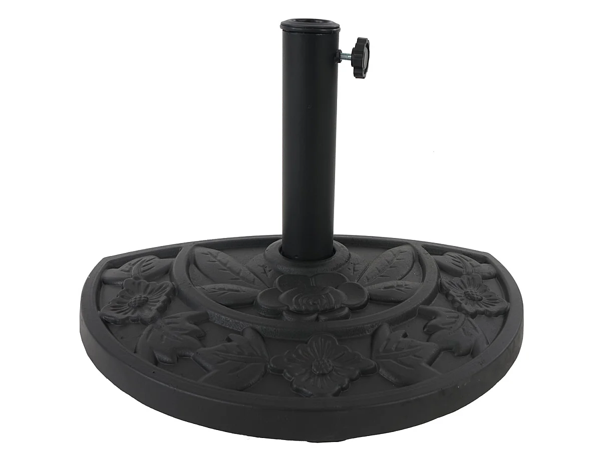 Demi-pied de parasol Parla pr balcon ou terrasse, aspect fonte