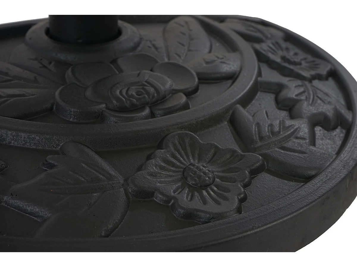 Demi-pied de parasol Parla pr balcon ou terrasse, aspect fonte