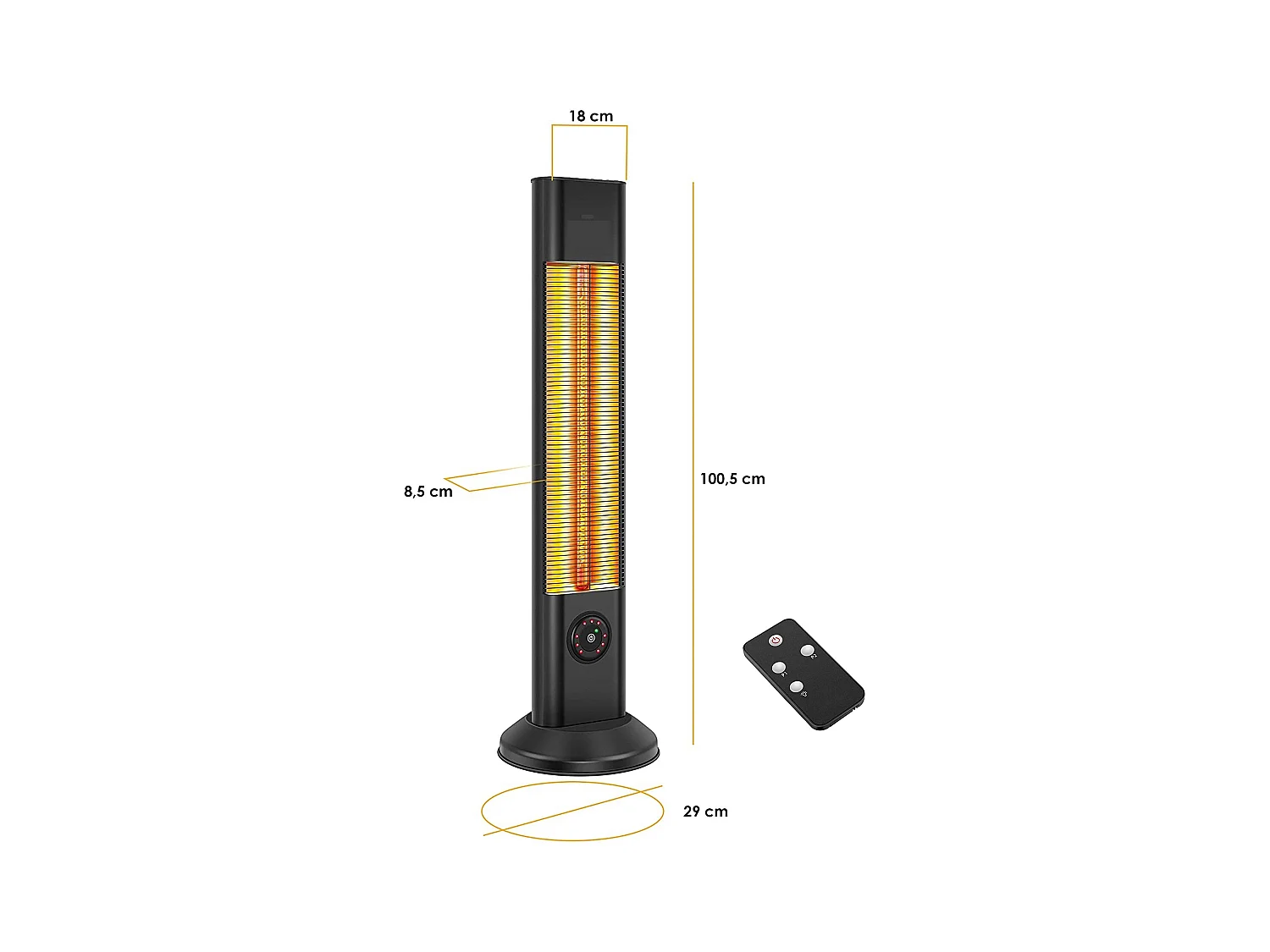 Halogen-Heizung HEATY EX2000 CA