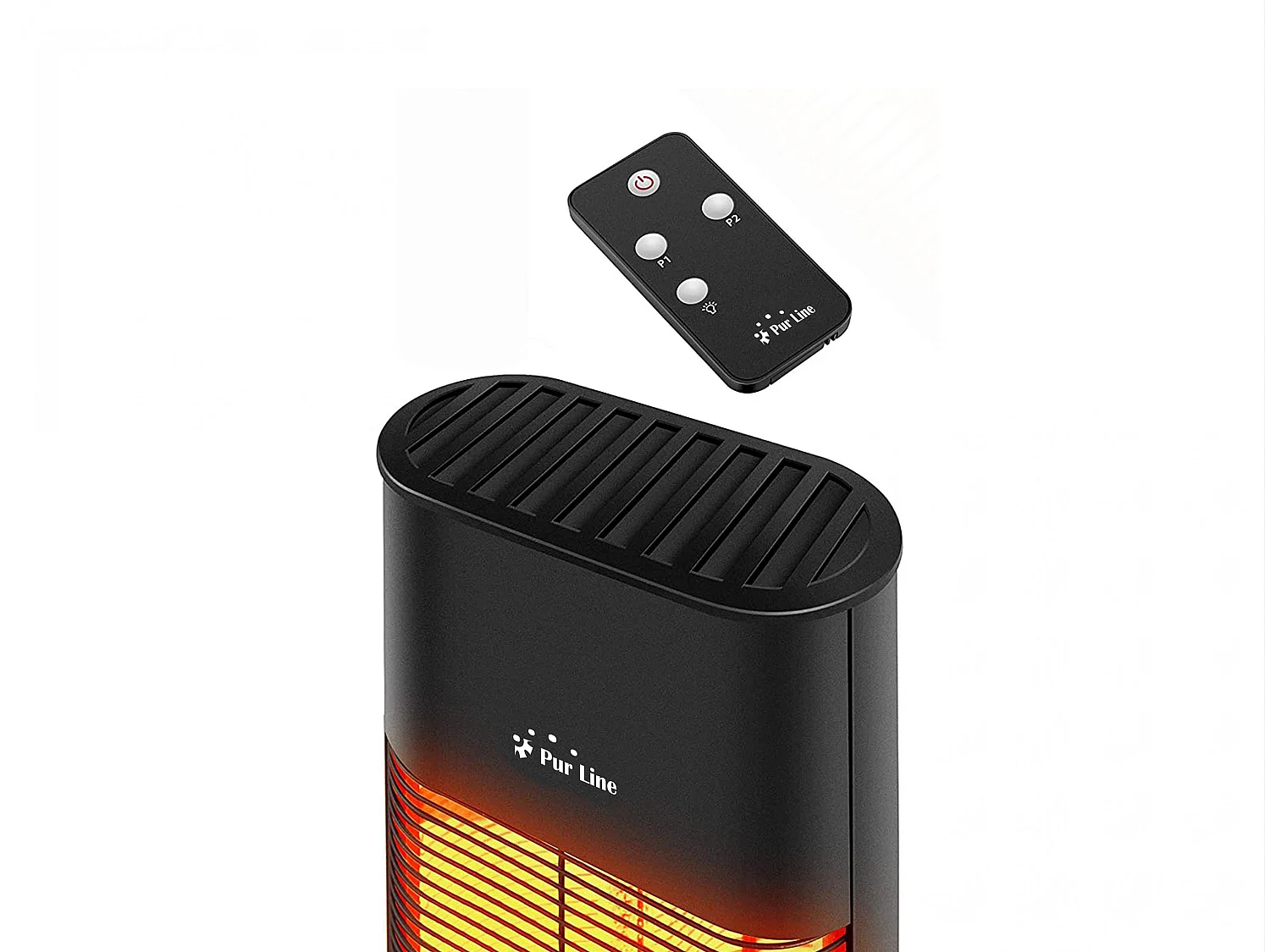 Chauffage halogène 2000W avec télécommande