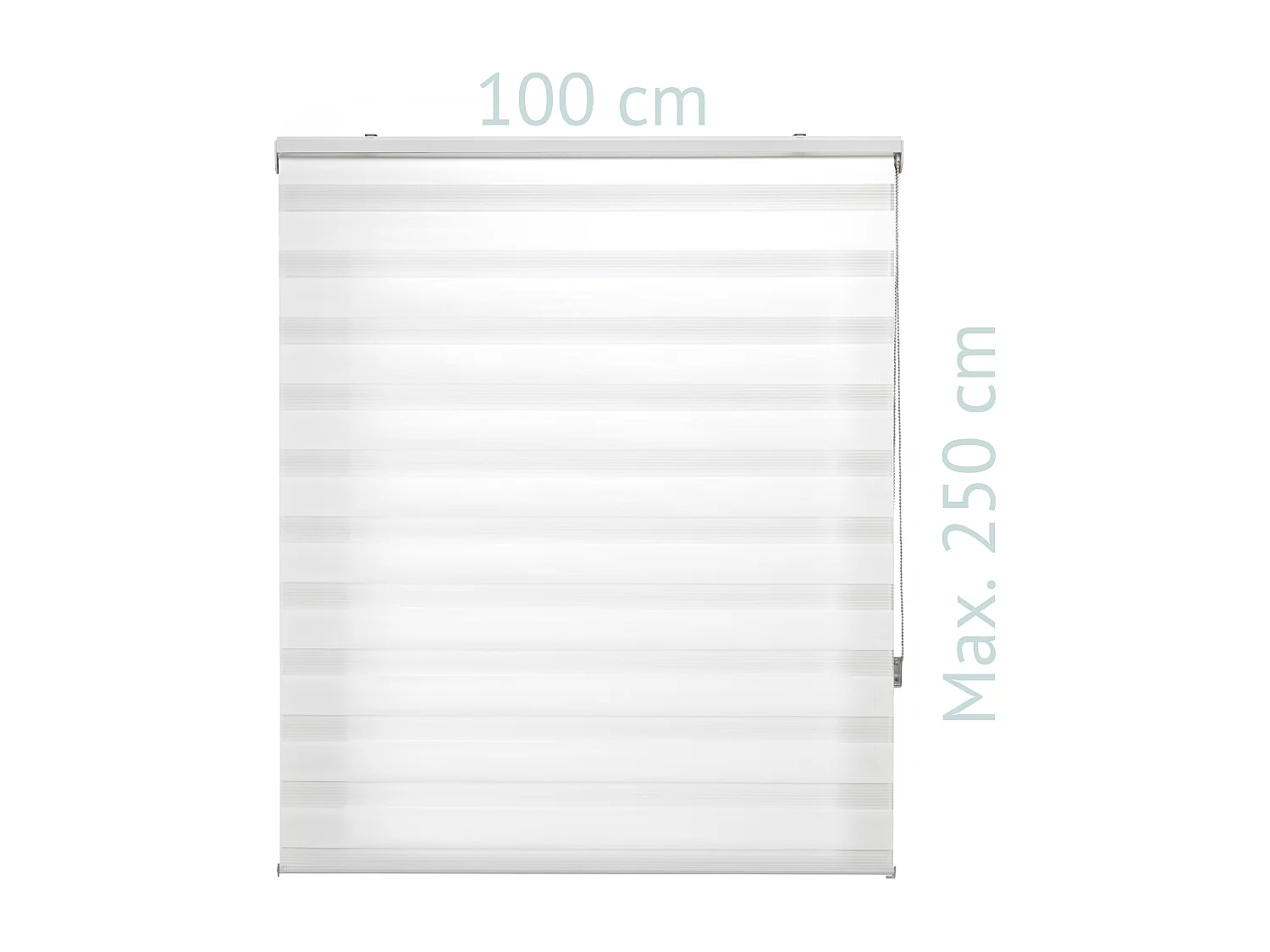 Tenda a Rullo bicolore notte e giorno