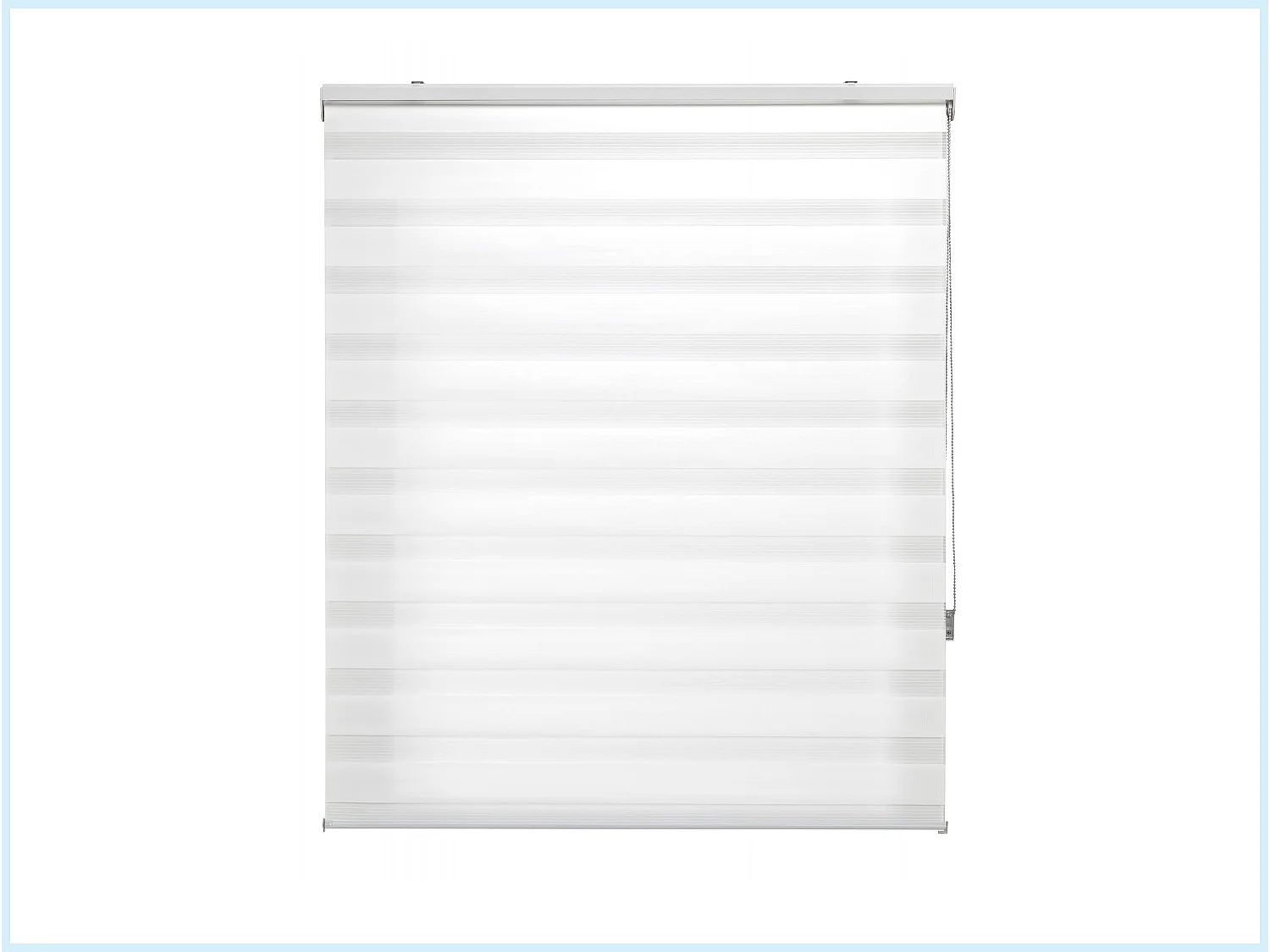 Tenda a Rullo bicolore notte e giorno