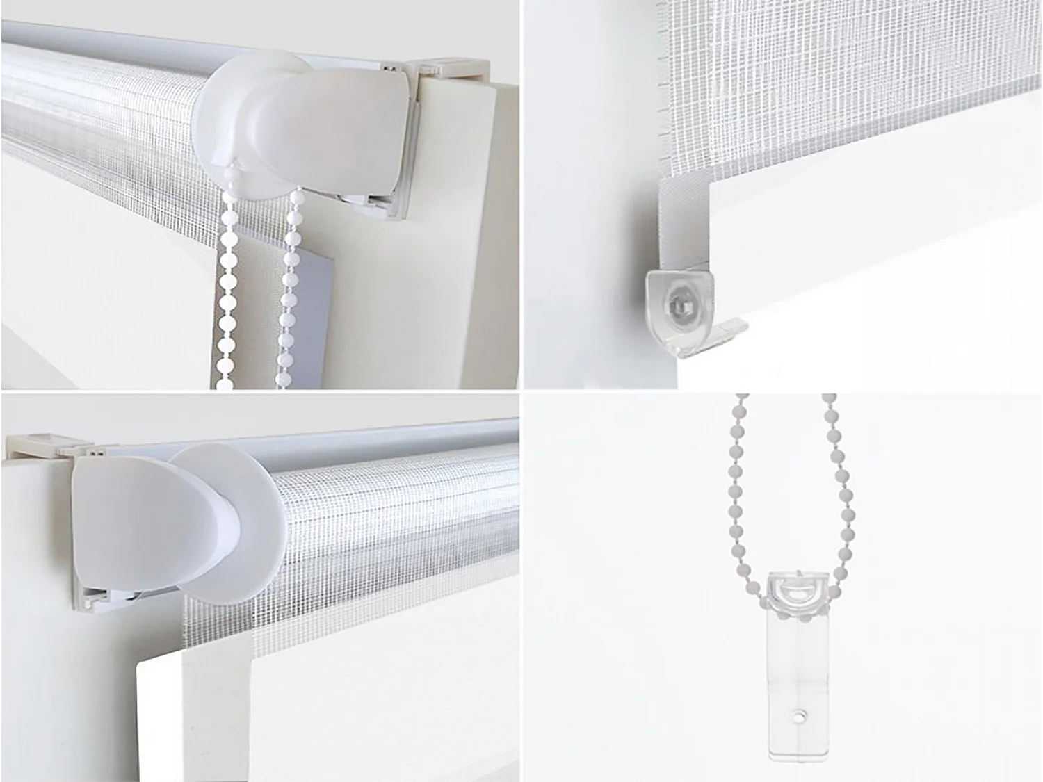 Tenda a Rullo bicolore notte e giorno