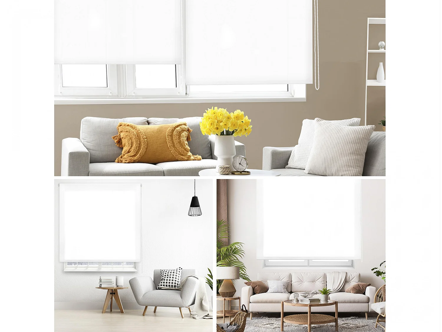 Store enrouleur Polyester Translucide 170x175