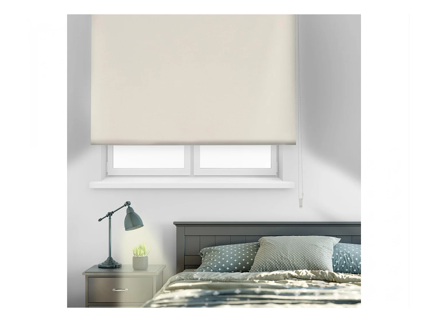 Store enrouleur Polyester Opaque Multicolore