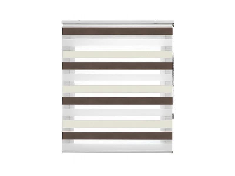 Estor noche y Día tricolor con tejido doble