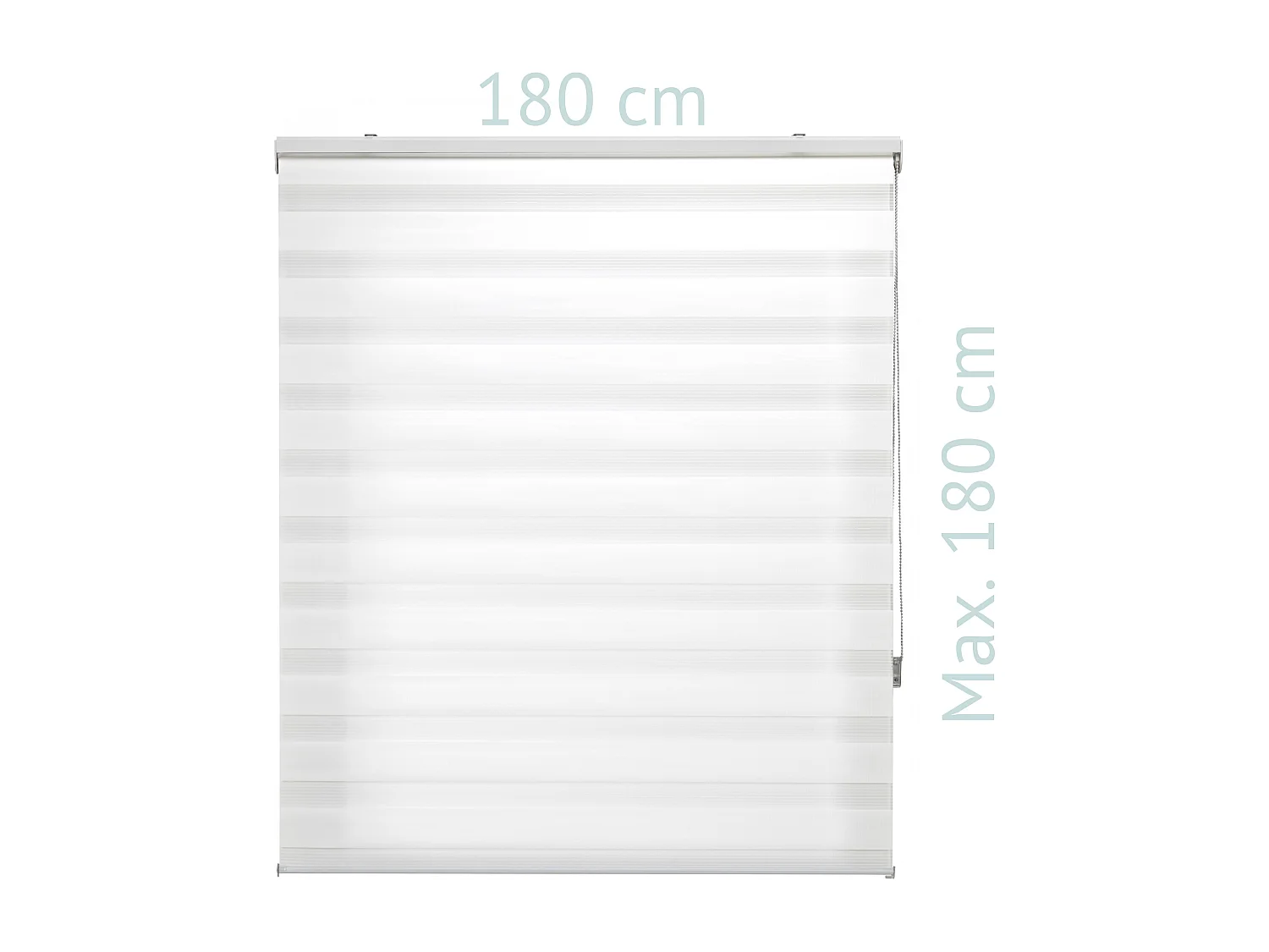 Estor noche y Día bicolor con tejido doble y cadena manual