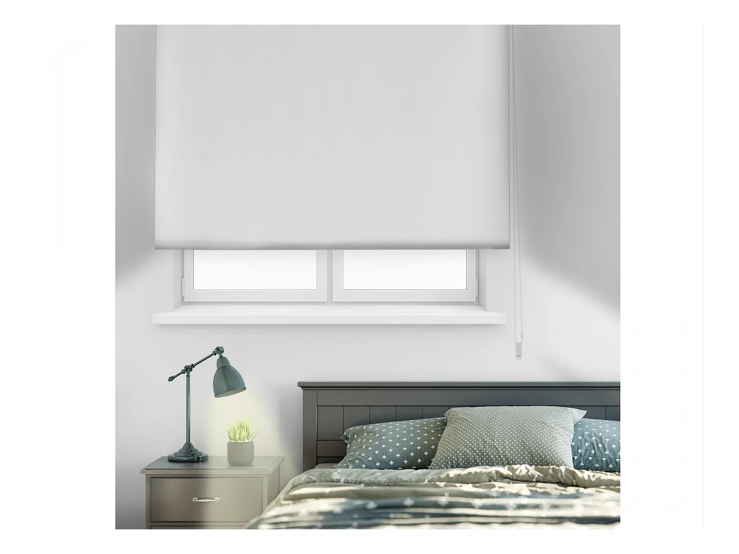 Store enrouleur Polyester Opaque Multicolore