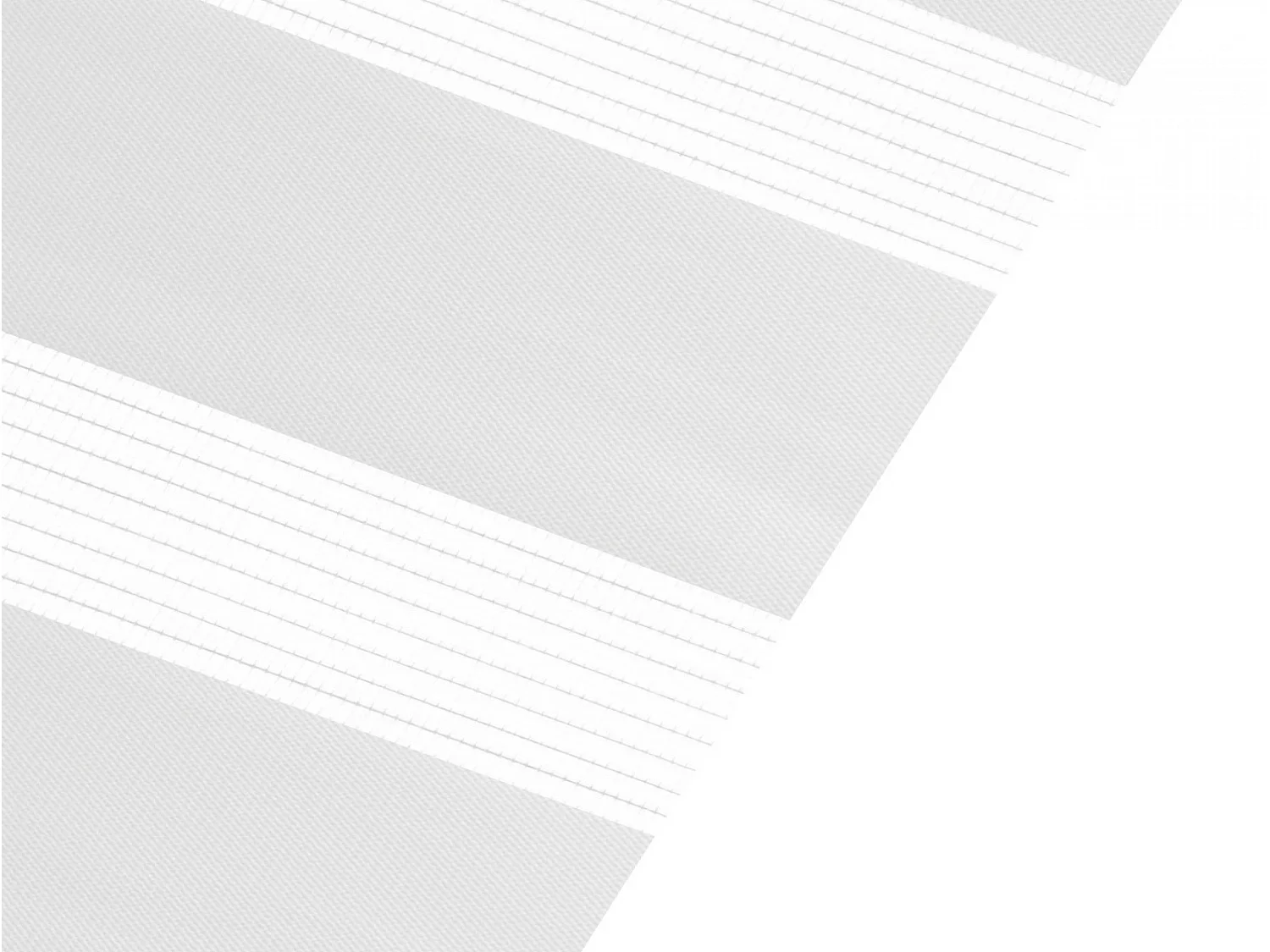 Tweekleurig dag- en nachtrolgordijn met dubbele weving en handketting