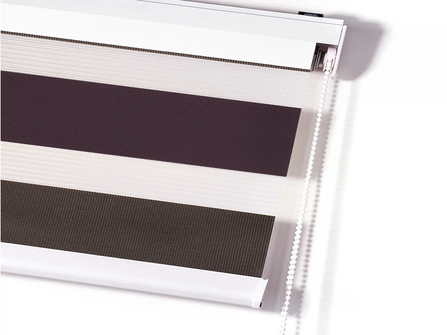 Estor noche y Día tricolor con tejido doble