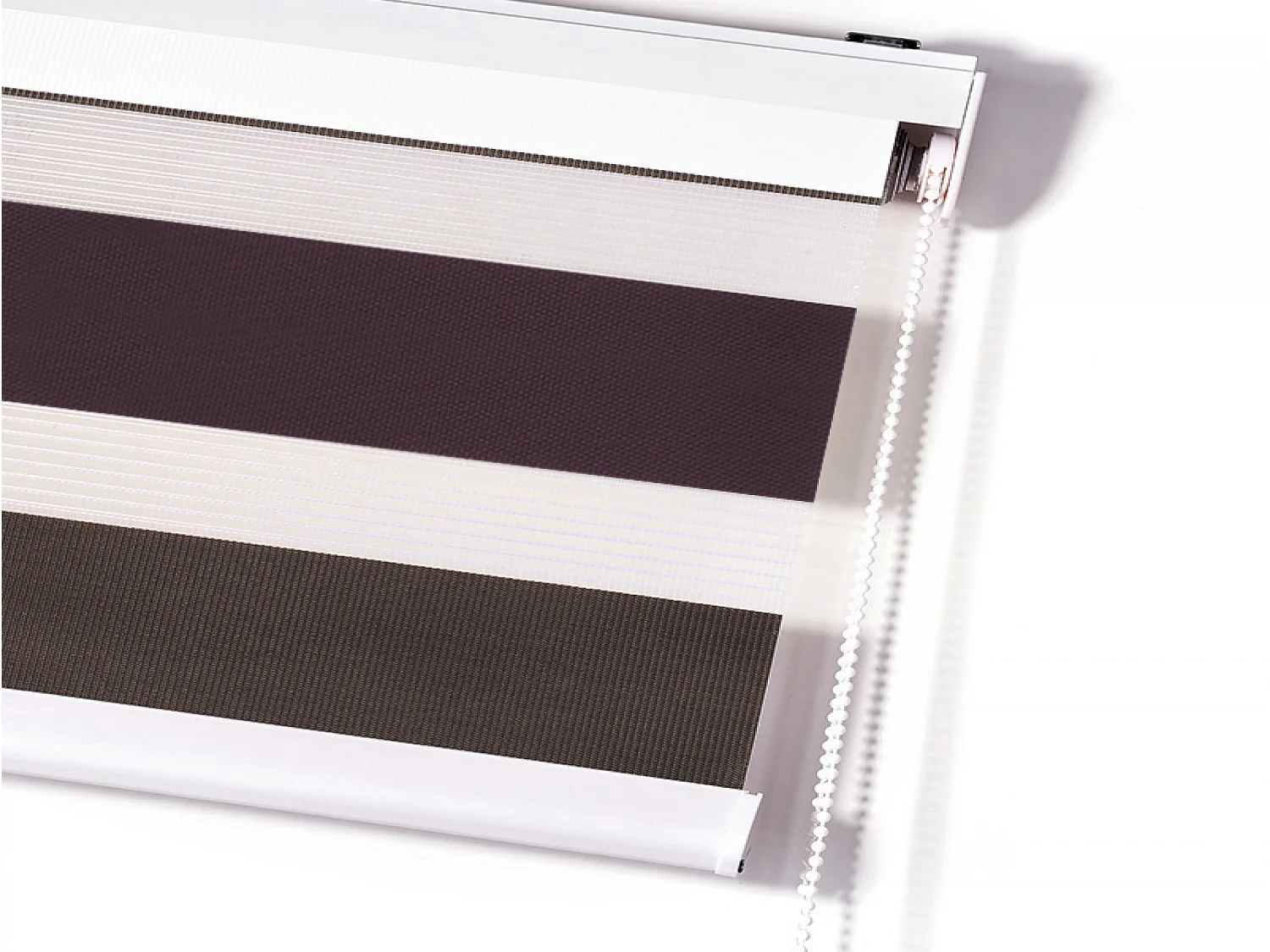 Estor noche y Día tricolor con tejido doble