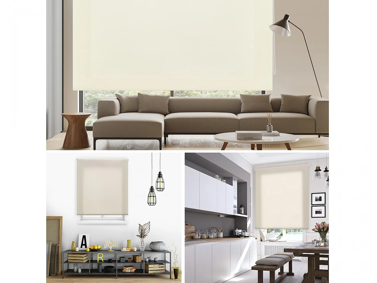 Store enrouleur Polyester Translucide 130x175