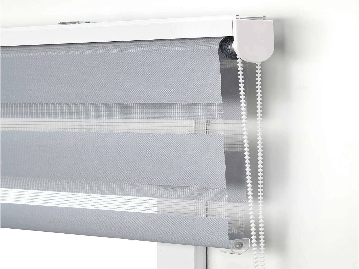 Estor noche y Día bicolor con tejido doble y cadena manual