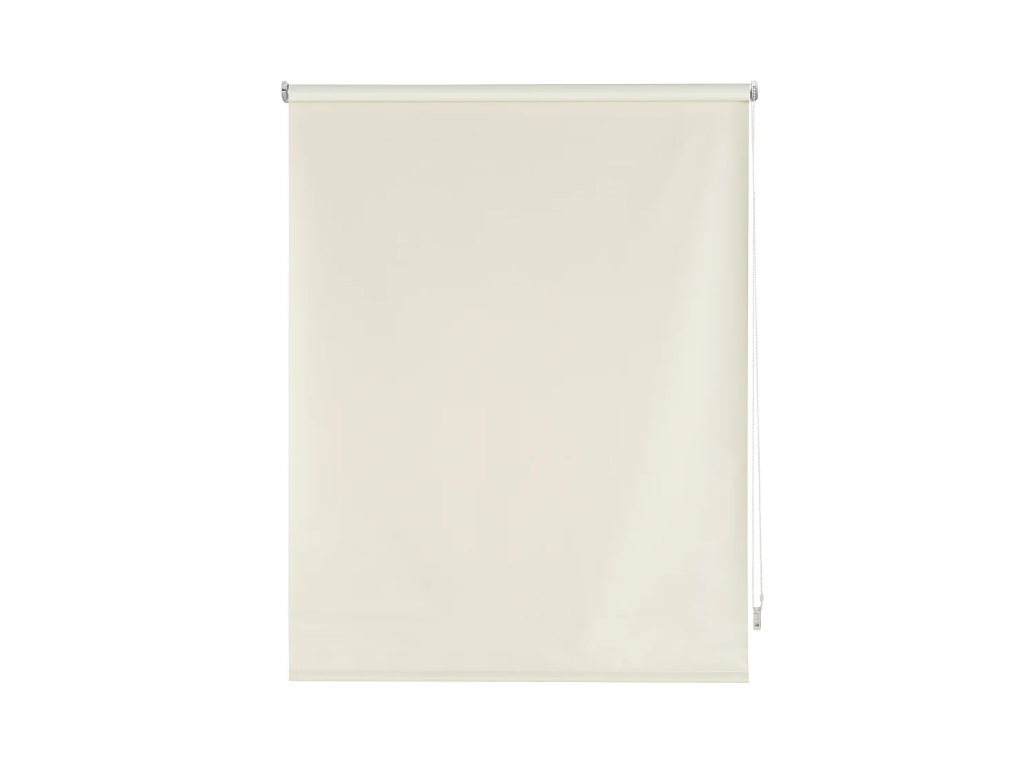 Estor enrollable opaco con tejido liso y cadena manual