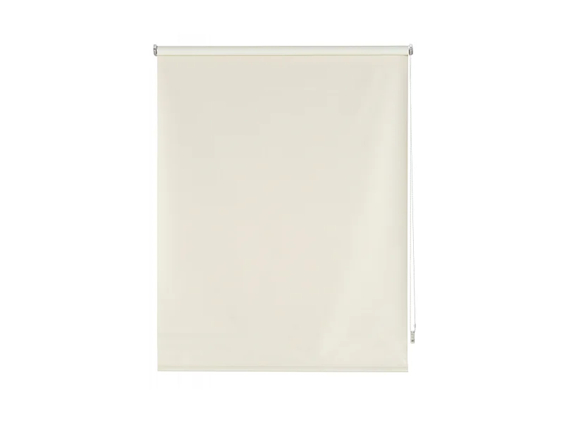 Estor enrollable opaco con tejido liso y cadena manual