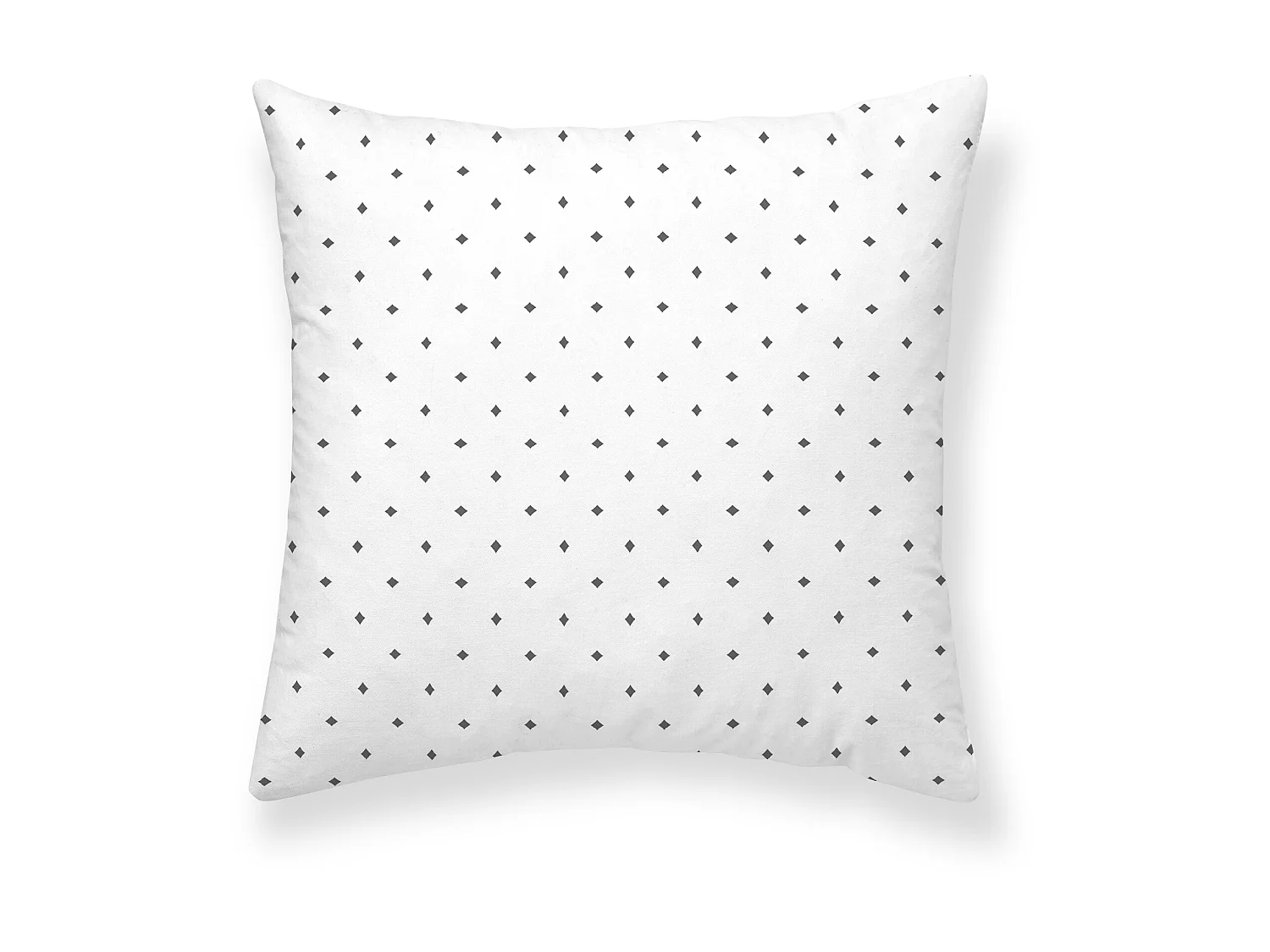 Housse de coussin 100% coton 1 pièce gris imprimé géométrique Coton