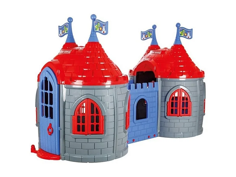 Castello per bambini con due torri DOUBLE DRAGON CASTLE